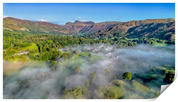 Early morning in Elterwater Print by Jack Marsden
