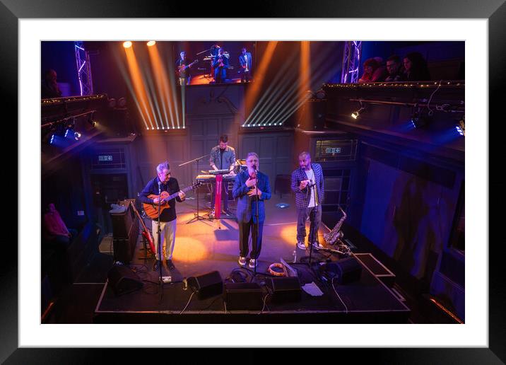 China Crisis in concert, November 2023 Framed Mounted Print by Richard Downs