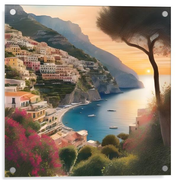Amalfi Views Acrylic by Scott Anderson