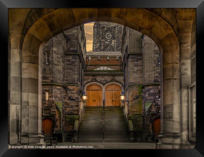 Edinburgh Old College Framed Print by RJW Images