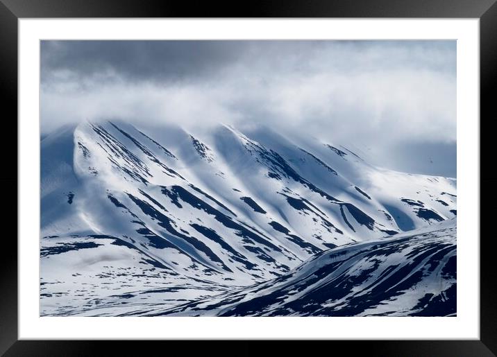 Arctic Mountain Landscape - Svalbard Framed Mounted Print by Martyn Arnold