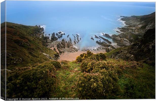 Rame Head Canvas Print by Duncan Spence