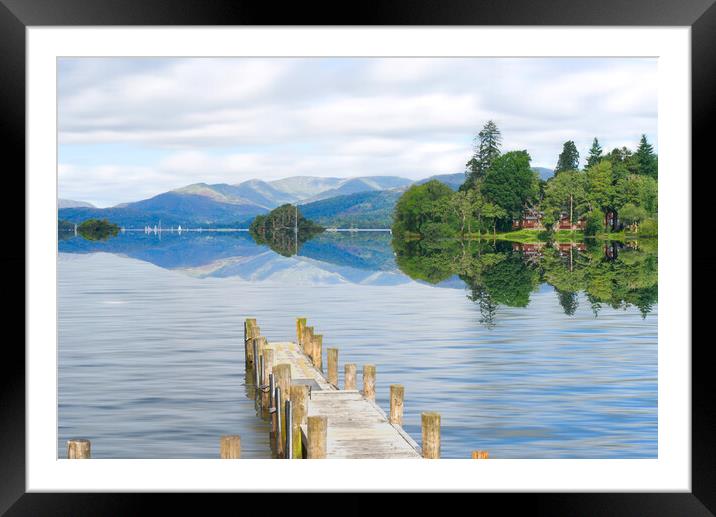 Lake District Framed Mounted Print by Alison Chambers