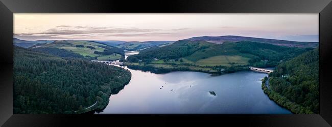 Ladybower views Framed Print by Apollo Aerial Photography