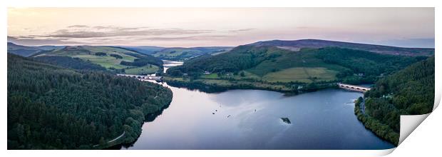 Ladybower views Print by Apollo Aerial Photography