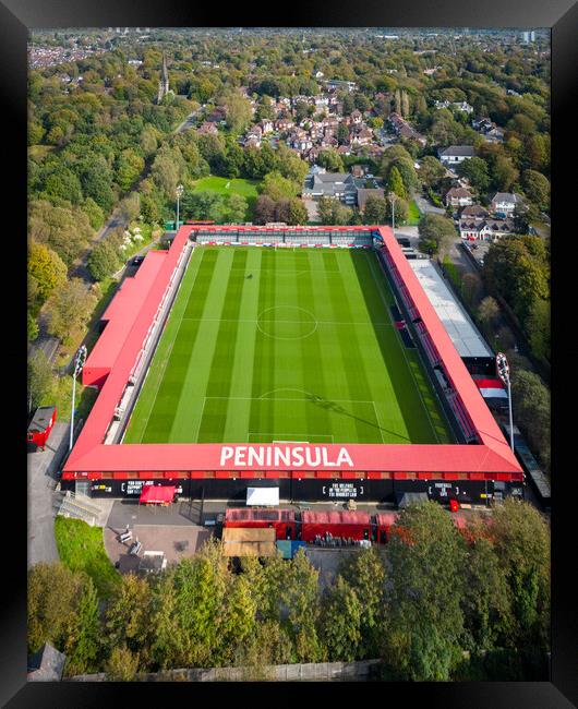 The Peninsula Stadium Framed Print by Apollo Aerial Photography