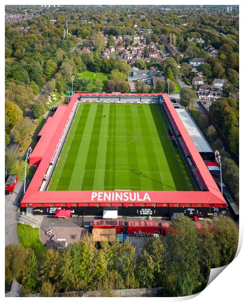 The Peninsula Stadium Print by Apollo Aerial Photography