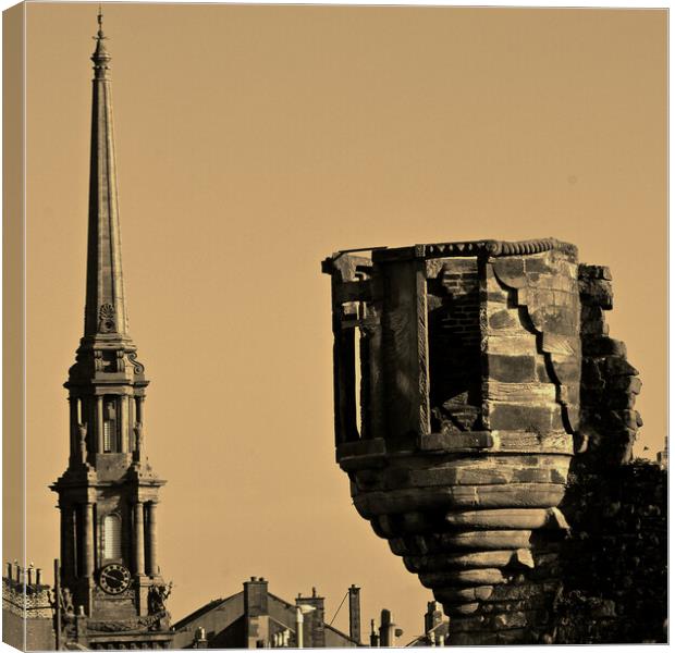 Ayr town centre architecture Canvas Print by Allan Durward Photography