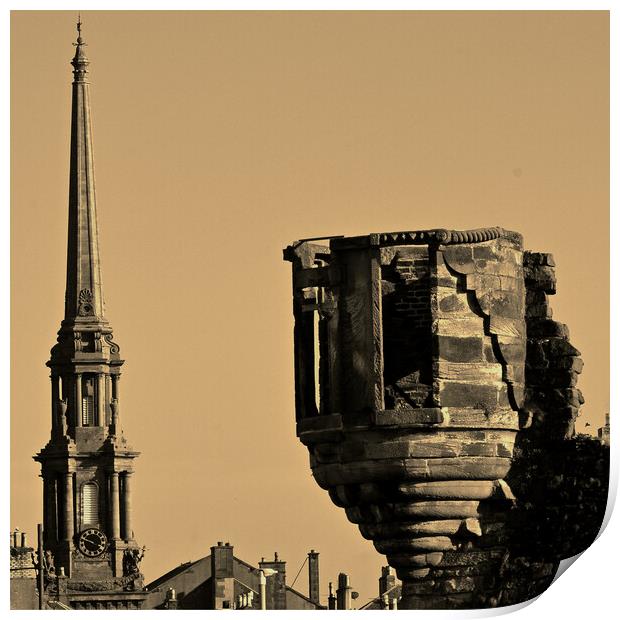 Ayr town centre architecture Print by Allan Durward Photography