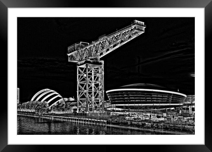Glasgow Clydeside  (Abstract)  Framed Mounted Print by Allan Durward Photography