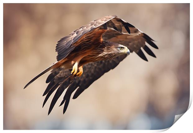 Red Kite Print by Picture Wizard