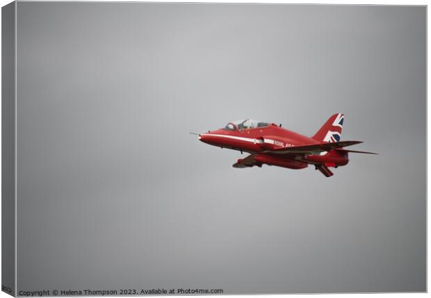Red Arrow Canvas Print by Helena Thompson