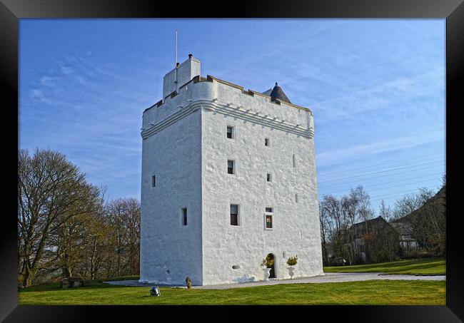 Law Castle, West Kilbride, North Ayrshire Framed Print by Allan Durward Photography