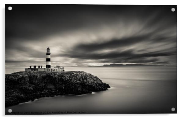 Eilean Glas Lighthouse I Acrylic by Dave Bowman