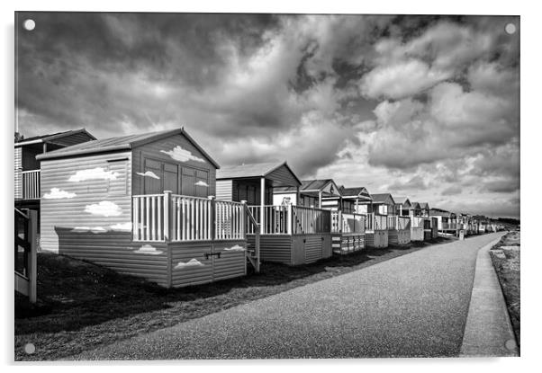 Tankerton Beach Huts   Acrylic by Darren Galpin
