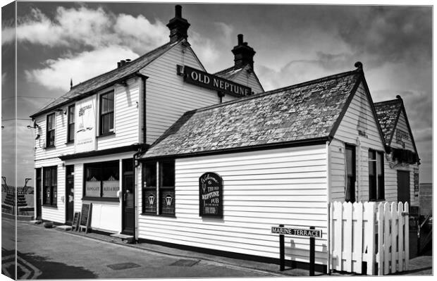 The Old Neptune Pub, Whitstable  Canvas Print by Darren Galpin