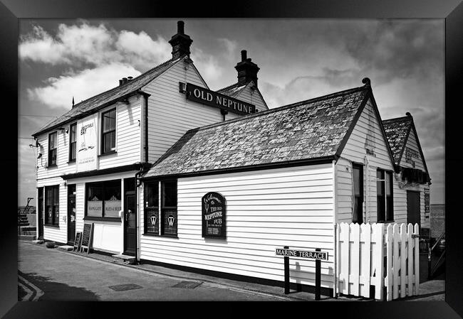 The Old Neptune Pub, Whitstable  Framed Print by Darren Galpin