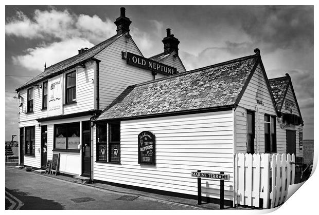 The Old Neptune Pub, Whitstable  Print by Darren Galpin