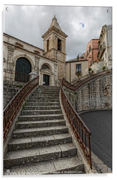 Ragusa, Sicily Acrylic by Duncan Spence