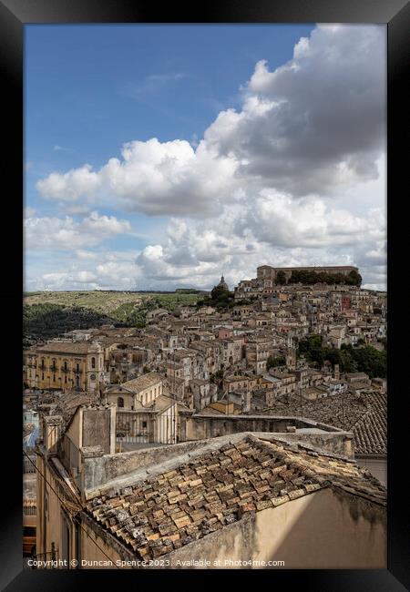 Ragusa, Sicily Framed Print by Duncan Spence