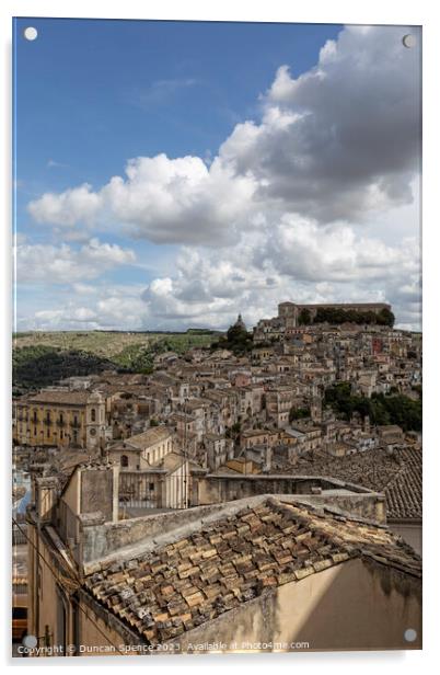 Ragusa, Sicily Acrylic by Duncan Spence