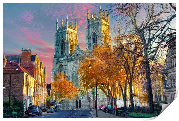 York Minster Print by Alison Chambers
