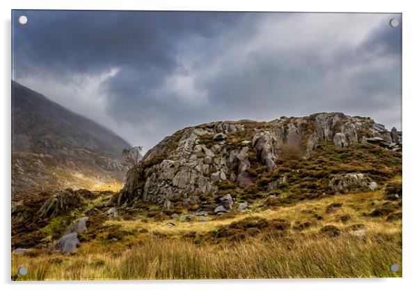 Snowdonia National Park Acrylic by chris smith