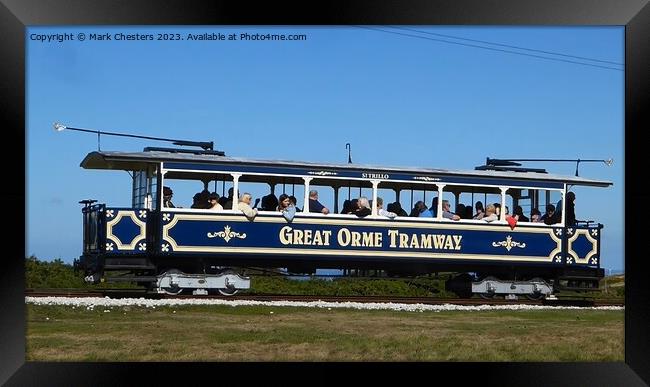 The Great Orme Tramway  Framed Print by Mark Chesters