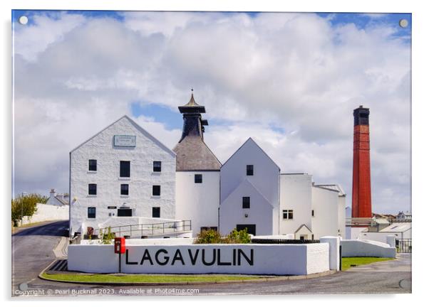 Whisky Distillery Islay Scotland Acrylic by Pearl Bucknall