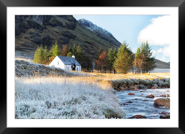 frosty Framed Mounted Print by stephen cooper