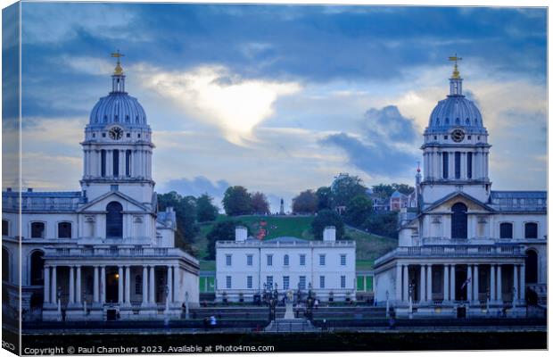 Greenwich University’s Queens House Canvas Print by Paul Chambers