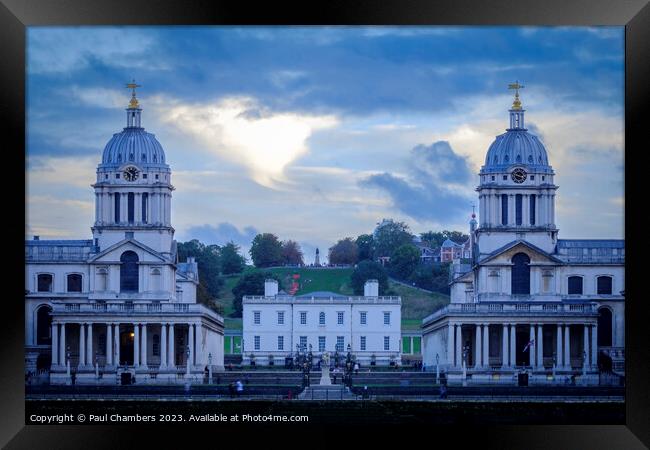 Greenwich University’s Queens House Framed Print by Paul Chambers