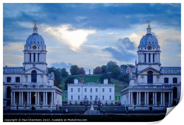 Greenwich University’s Queens House Print by Paul Chambers