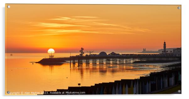 Herne bay summer sunrise Acrylic by Alan Payton