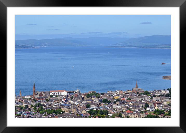 Largs Ayrshire Scotland Framed Mounted Print by Allan Durward Photography