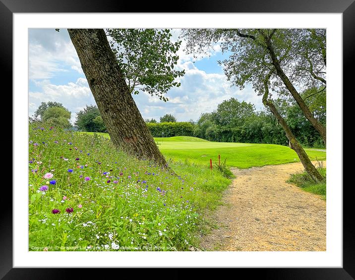 The 18th Green Framed Mounted Print by Graham Lathbury