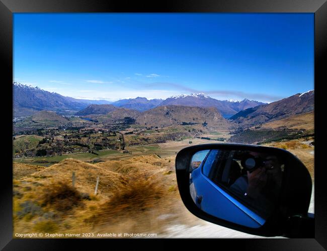 Mirrored Image Framed Print by Stephen Hamer