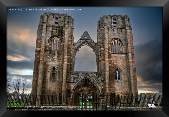 Elgin Cathedral Ruins Framed Print by Tom McPherson