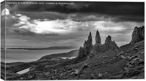 Old Man of Storr Canvas Print by Tom McPherson