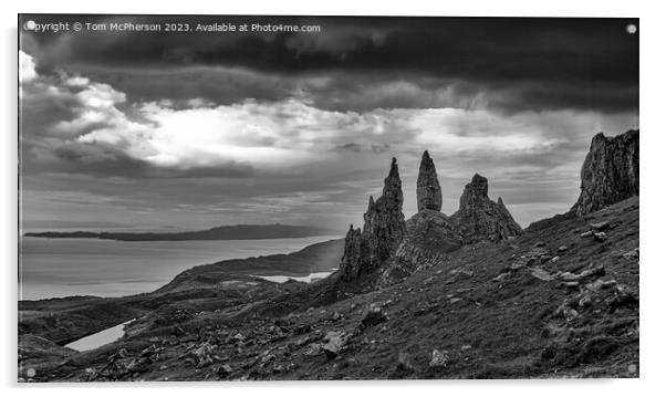Old Man of Storr Acrylic by Tom McPherson