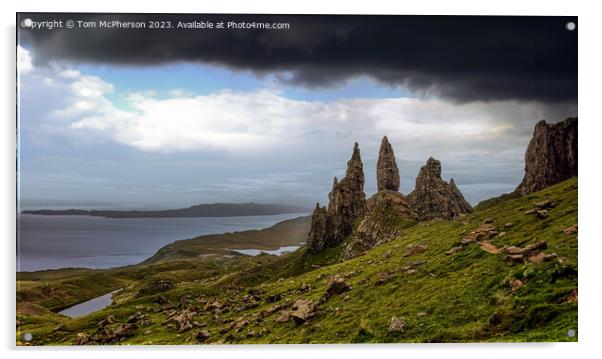 Old Man of Storr Acrylic by Tom McPherson