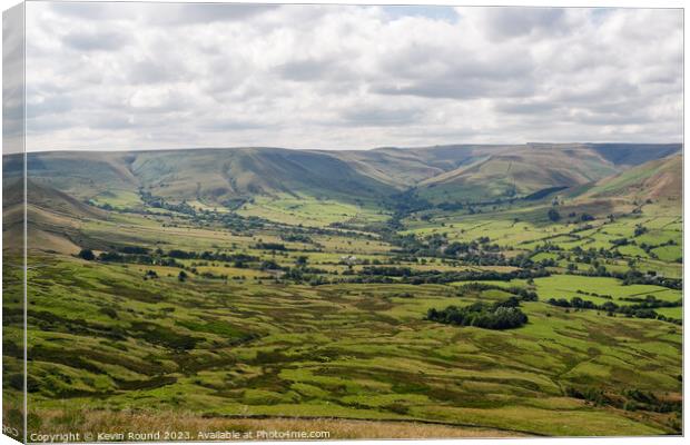 Vale of Edale Canvas Print by Kevin Round