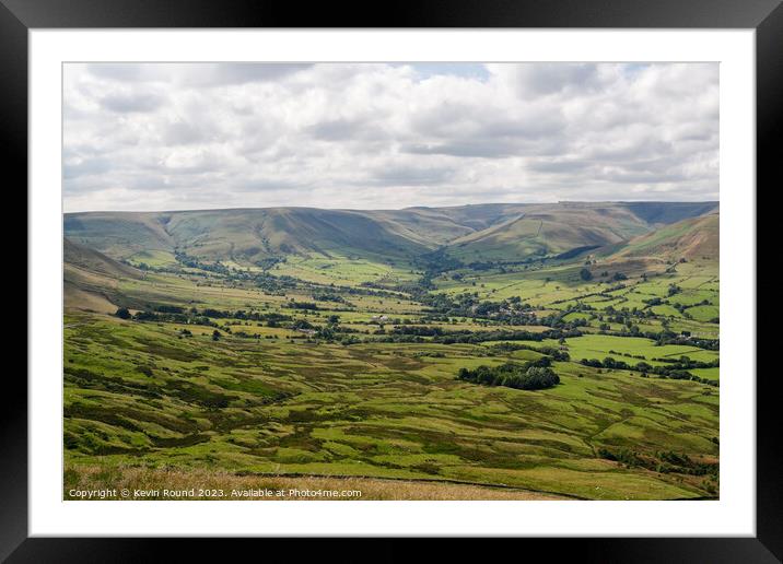 Vale of Edale Framed Mounted Print by Kevin Round