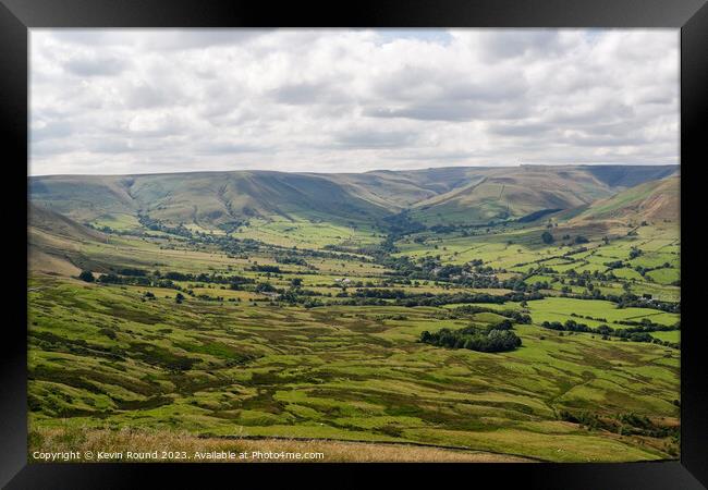 Vale of Edale Framed Print by Kevin Round