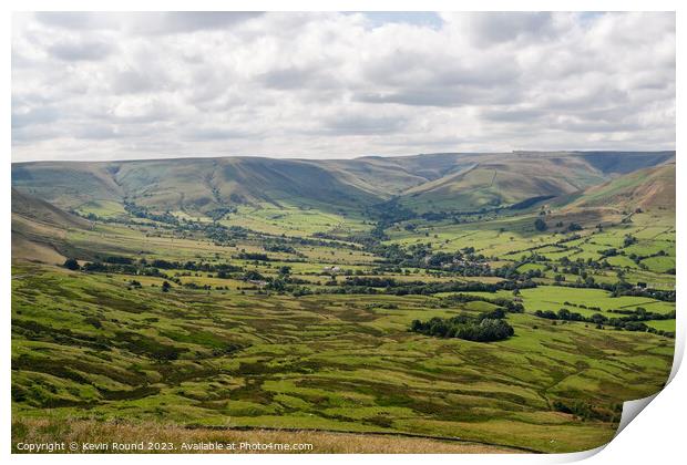 Vale of Edale Print by Kevin Round