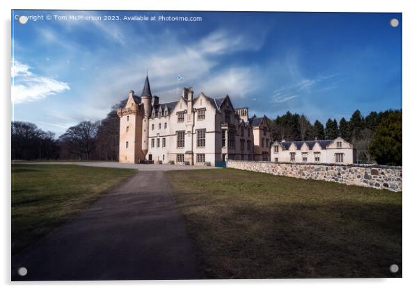 Brodie Castle Acrylic by Tom McPherson