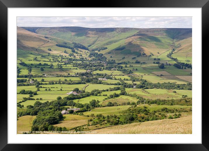 Edale countryside Framed Mounted Print by Kevin Round