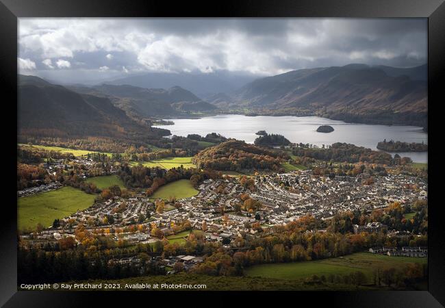 Overlooking Keswick Framed Print by Ray Pritchard