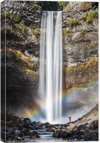 Majestic Waterfall Canvas Print by Pierre Leclerc Photography