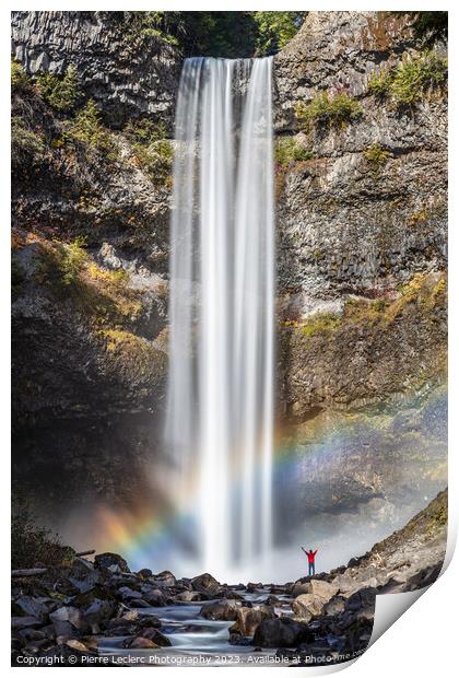 Majestic Waterfall Print by Pierre Leclerc Photography